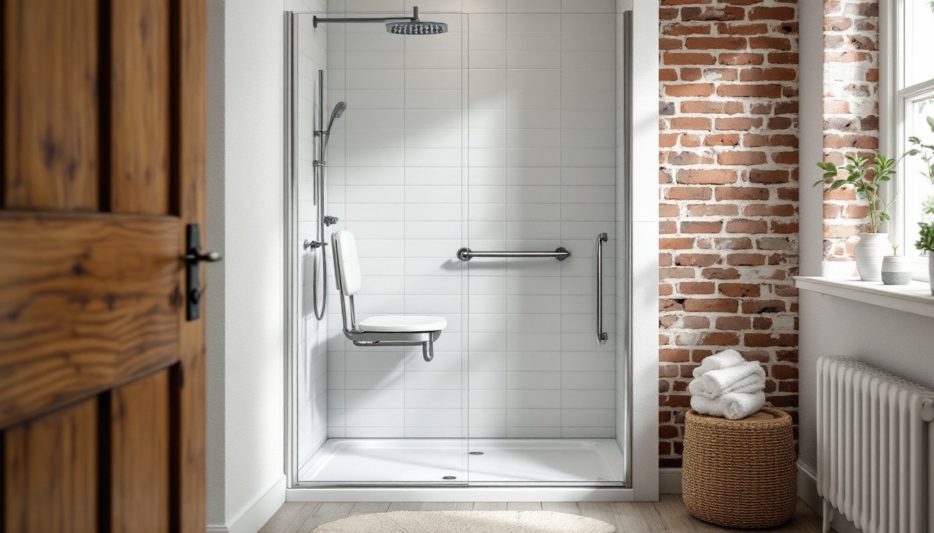Douche PMR à Anderlecht : le guide technique pour une salle de bains sécurisée